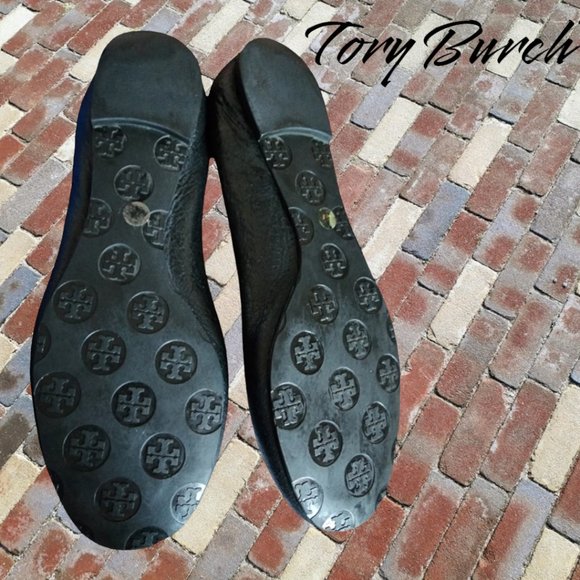 Womans TORY BURCH Minnie Travel Ballet Black Size 8 - Picture 6 of 16